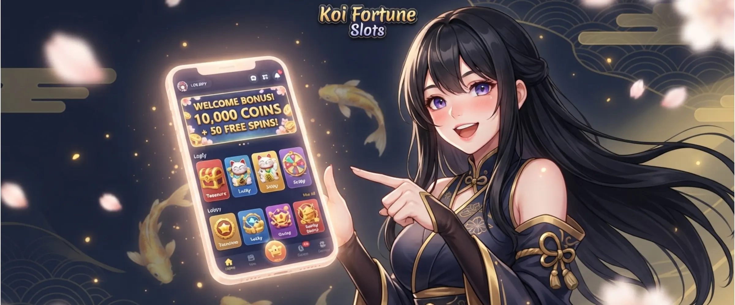 Koifortune Casino Games on Your Phone